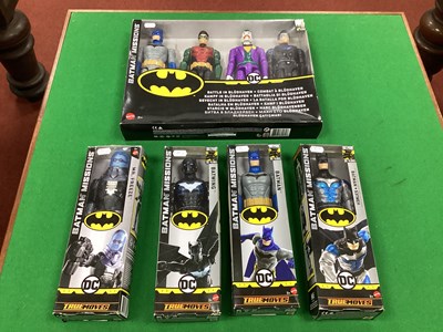 Lot 728 - Eight Mattel DC True Moves Batman Missions...