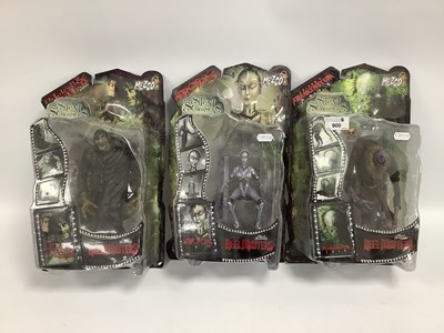 Lot 900 - Three Mezco Silent Screamers Reel Masters...