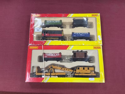 Lot 707 - Two boxed Hornby "Railroad" packs, containing...