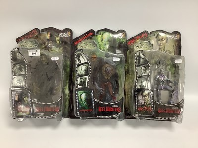 Lot 898 - Three Mezco Silent Screamers Reel Masters...