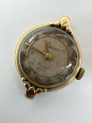 Lot 290 - Everite; 17 Jewels U.M 9ct Gold Cased Ladies...