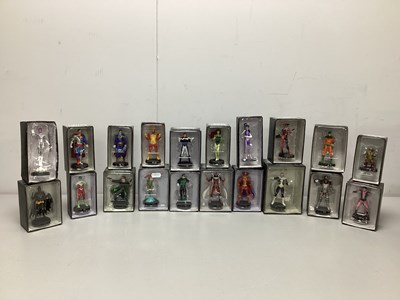 Lot 781 - Twenty Eaglemoss DC Comics White Metal Model...