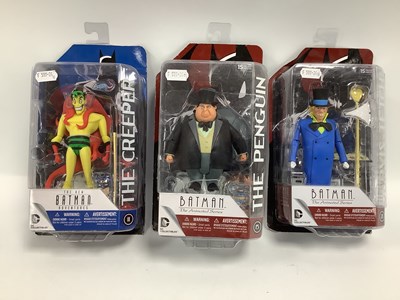 Lot 897 - Three DC Collectibles Plastic Action Figures....