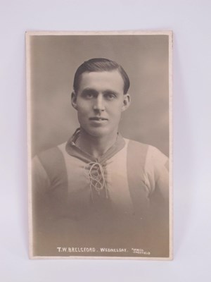 Lot 551 - Sheffield Wednesday Postcard of Tom Brelsford...