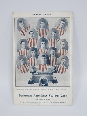 Lot 552 - Sunderland 1908-9 Postcard Colour Tinted,...