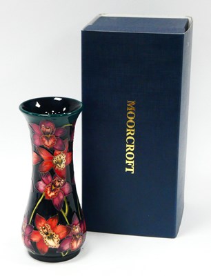 Lot 1074 - A Moorcroft Pottery Vase, of waisted tapered...