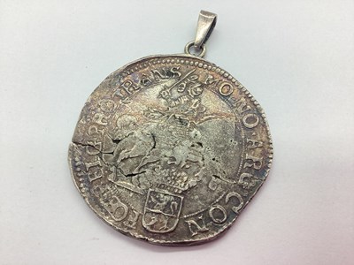 Lot 299 - 1676 Concordia 'Rider' Coin Pendant, (damages),...