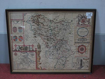 Lot 1322 - JOHN SPEEDE (1551-1629) A Map of Darbieshire...