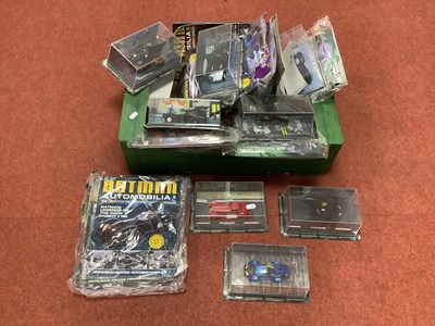Lot 847 - Sixteen Batman Themed Diecast Model Vehicles...