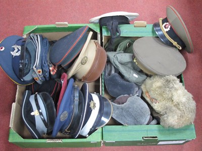 Lot 486 - Multi-national Military headgear, including...