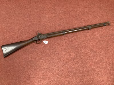 Lot 495 - British Enfield Percussion Musket with Front...