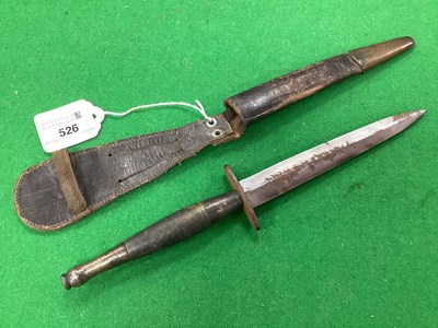 Lot 526 - Fairbairn Sykes Fighting Knife 3rd Pattern,...