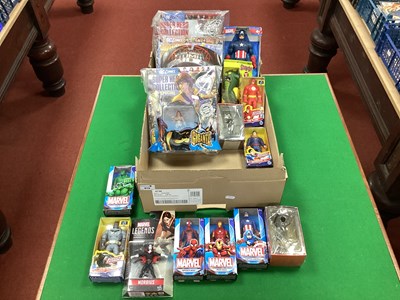Lot 819 - Sixteen White Metal, Plastic Model Action...
