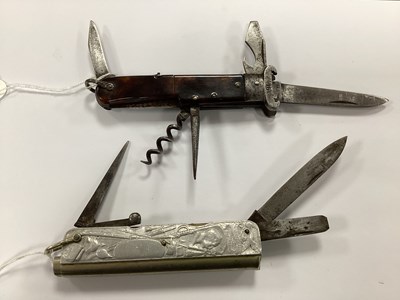 Lot 538 - WWI Imperial German Patriotic Multi-Blade Jack...