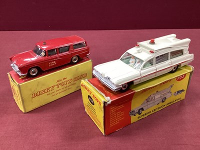 Lot 895 - Two Original Dinky Toys, No 257- Canadian Fire...