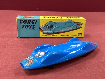 Lot 888 - Corgi Toys No 153 - Campbell, Blue Bird -...