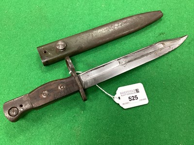 Lot 525 - WWII British No. 5 Jungle Carbine Bayonet,...