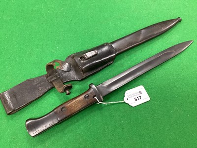 Lot 517 - WWI Imperial German Model 1884-98 Bayonet with...