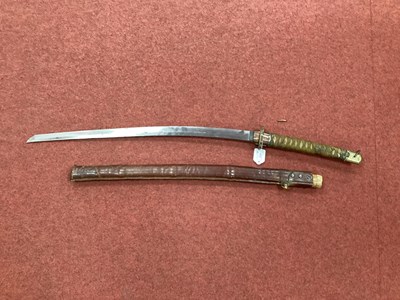 Lot 505 - WWII Japanese Army Officers Shin Gunto Pattern...