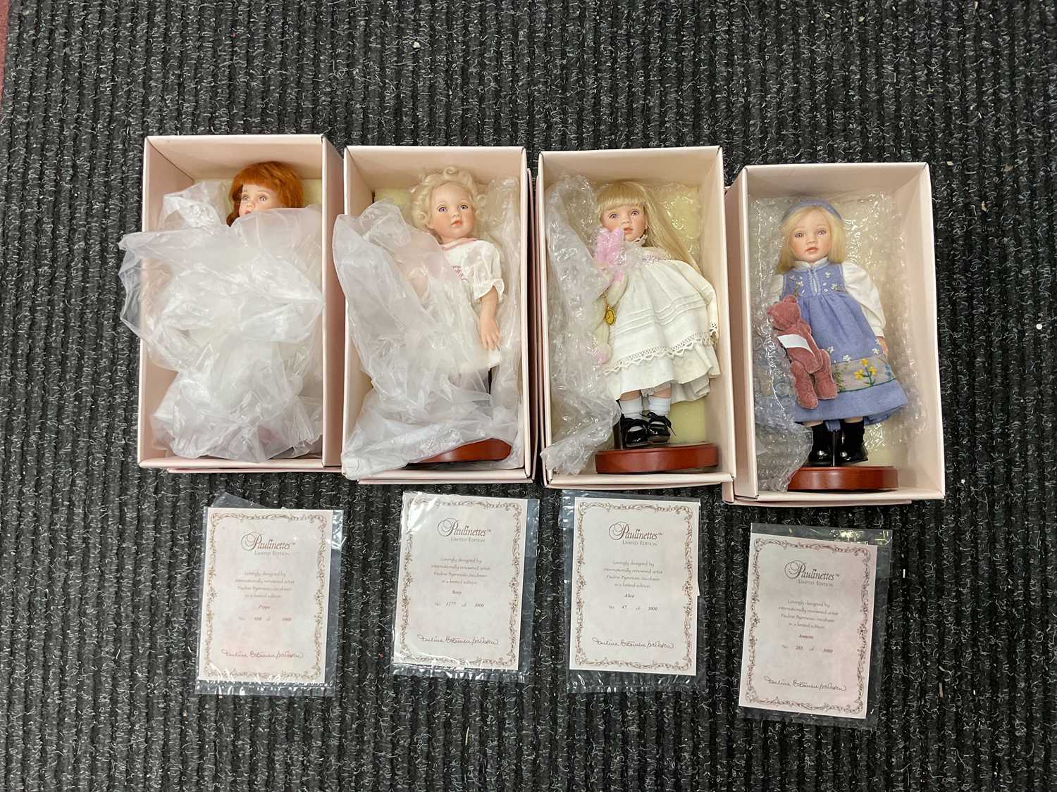 Lot 1136 - Paulinettes Dolls by Pauline Bjoness Jacobsen...