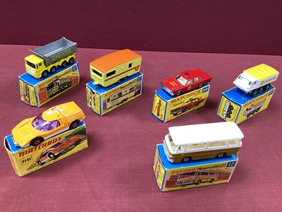Lot 869 - Five Original Matchbox 1-75 Superfast No 12...