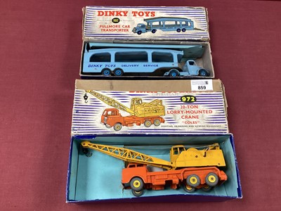 Lot 859 - Two Original Dinky Commercial Vehicles, No 982...