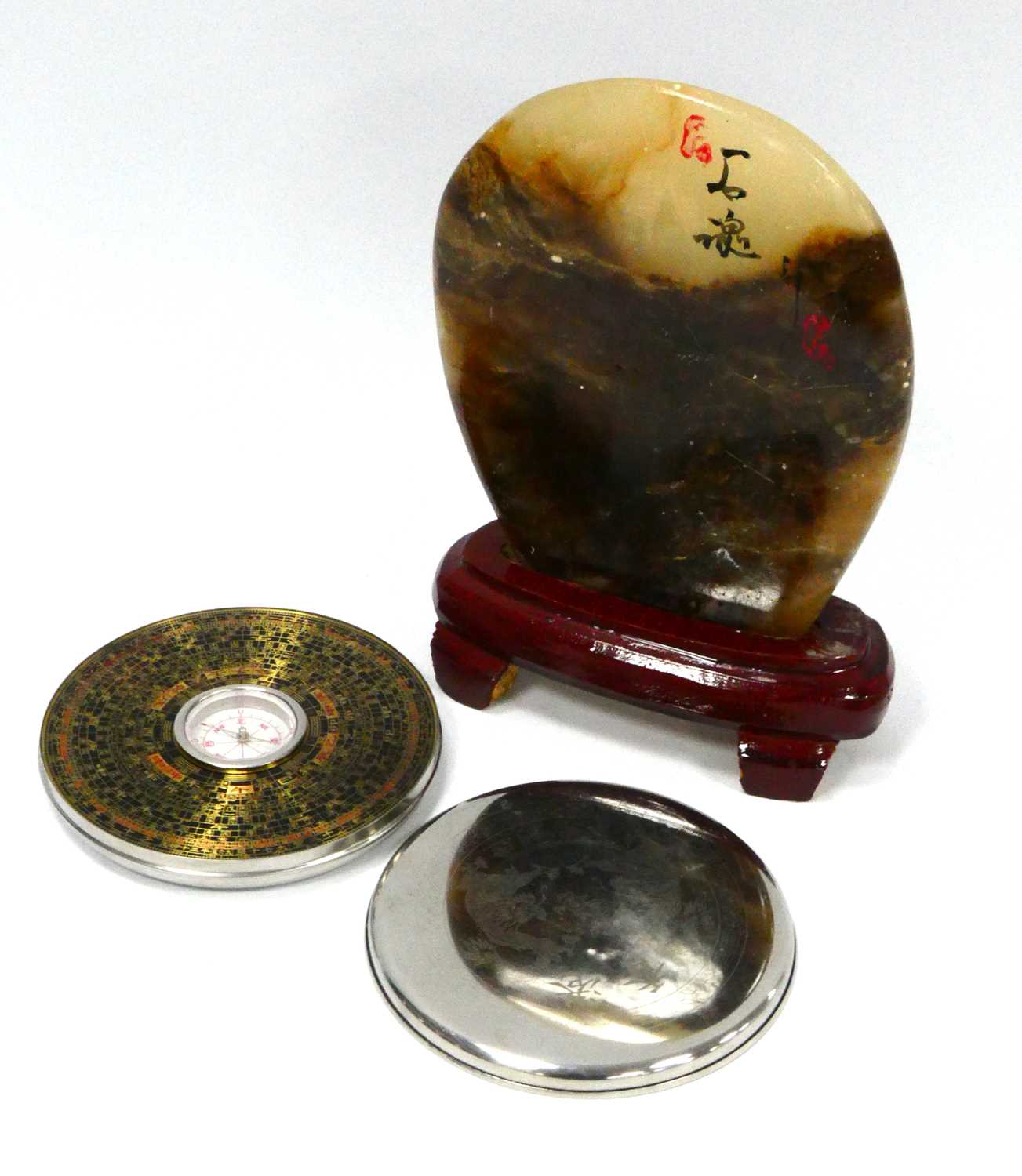 Lot 1292 - Oriental - Chinese Hand-Held Compass in...