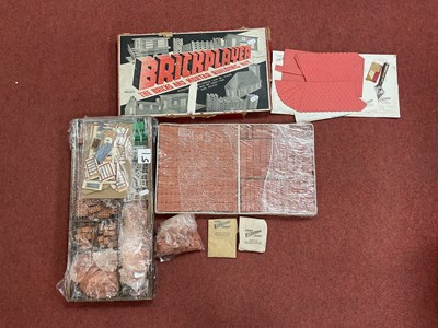 Lot 575 - A Mid XX Century 'Bricklayer' Bricks and...