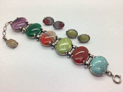 Lot 217 - Miracle; A Vintage Imitation Hardstone Panel...
