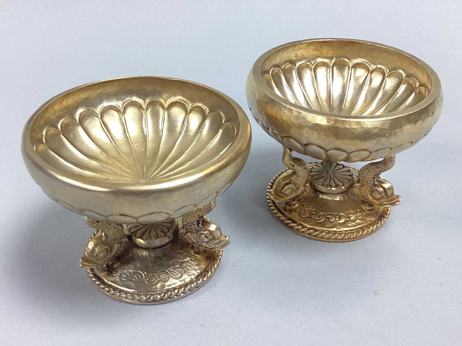 Lot 63 - ZOARTAS; A Pair of Decorative Greek Salts,...