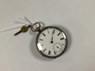 Lot 111 - A Hallmarked Silver Cased Openface Pocketwatch,...
