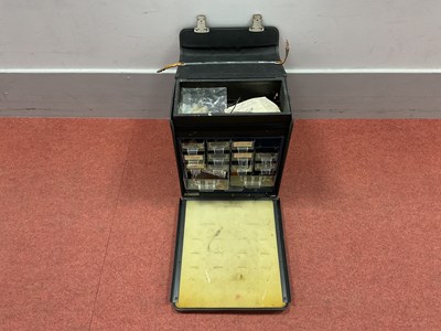 Lot 590 - A modellers workshop storage carry case, with...