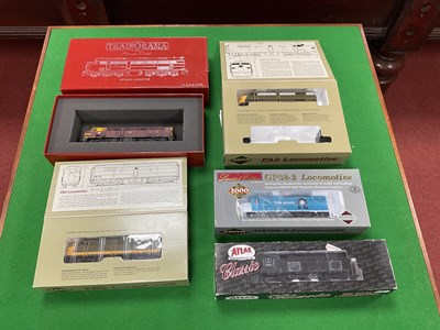 Lot 323 - Four 'HO' Gauge U.S.A./Canada Outline Boxed...