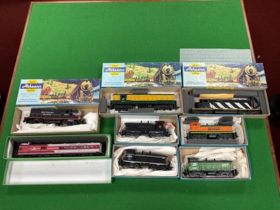 Lot 490 - Eight 'HO' Gauge U.S.A. Outline Diesel...