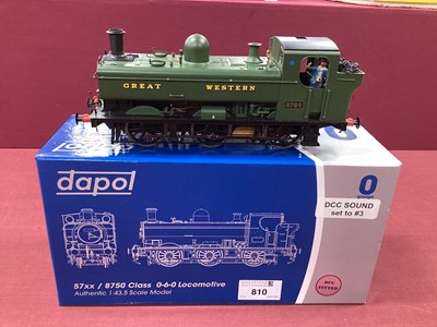 Lot 810 - A boxed Dapol 0 gauge Great Western 57xx...