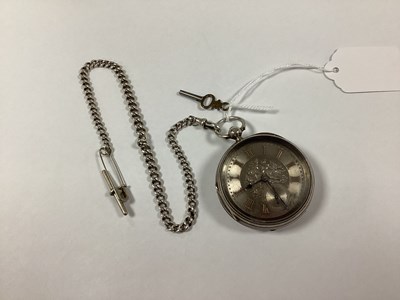 Lot 104 - A Hallmarked Silver Cased Openface Pocketwatch,...