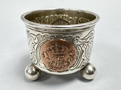 Lot 21 - C.G. Hallberg; A XIX Century Swedish Salt,...