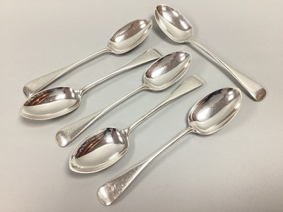 Lot 72 - A Set of Six Hallmarked Silver Old English...
