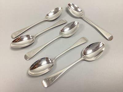 Lot 71 - A Set of Six Hallmarked Silver Old English...
