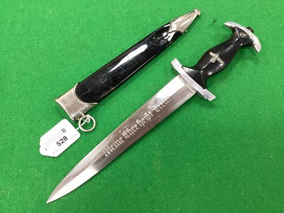 Lot 528 - WWII German Third Reich SS Dress Dagger and...