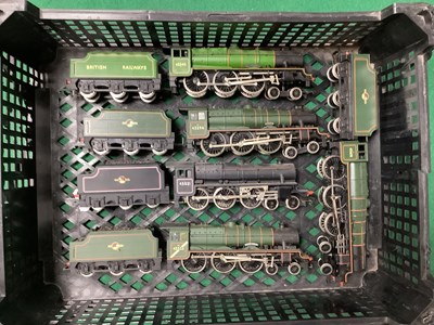 Lot 615 - Five 00 gauge ex-LMS 4-6-0 locomotives: three...