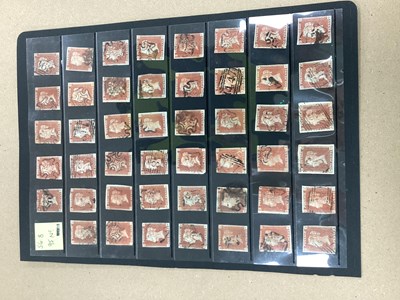 Lot 462A - Stamps: A collection of ninety-five used Great...