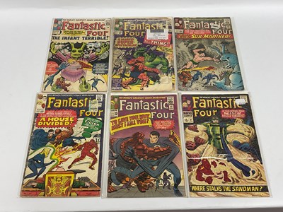Lot 906 - Six Fantastic Four Comics by Marvel....