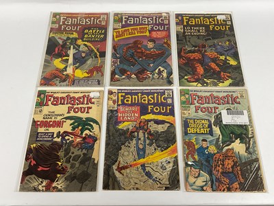 Lot 913 - Six Marvel Fantastic Four Comics. Comprising...