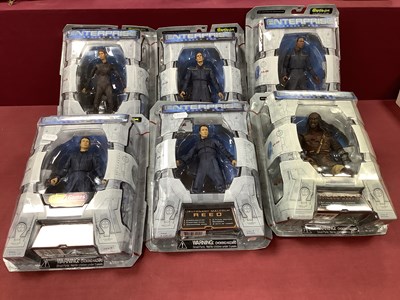 Lot 644 - Six Art Asylum Star Trek Enterprise 'Broken...