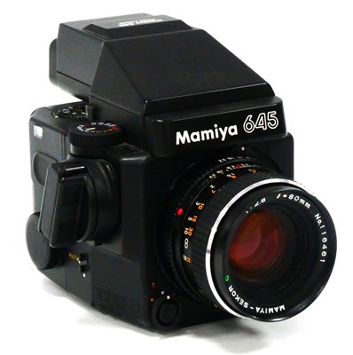 Lot 1220 - A Mamiya 645 Camera, with Mamiya-Sekor 1:2.8...