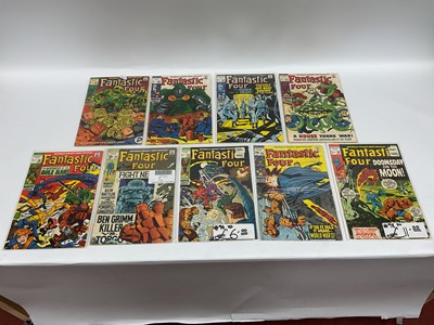 Lot 919 - Nine Marvel Fantastic Four Comics. Comprising...