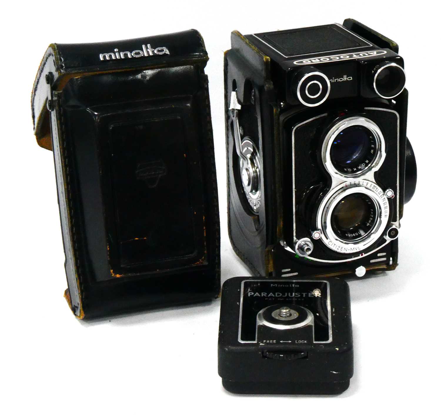 Lot 1221 - A Minolta Autocord TLR Camera 6x6 medium...