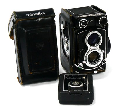 Lot 1221 - A Minolta Autocord TLR Camera 6x6 medium...
