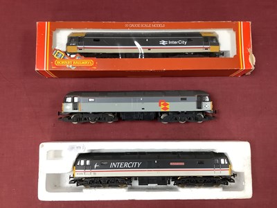 Lot 656 - Three 00 gauge Class 47 diesel locomotives: a...